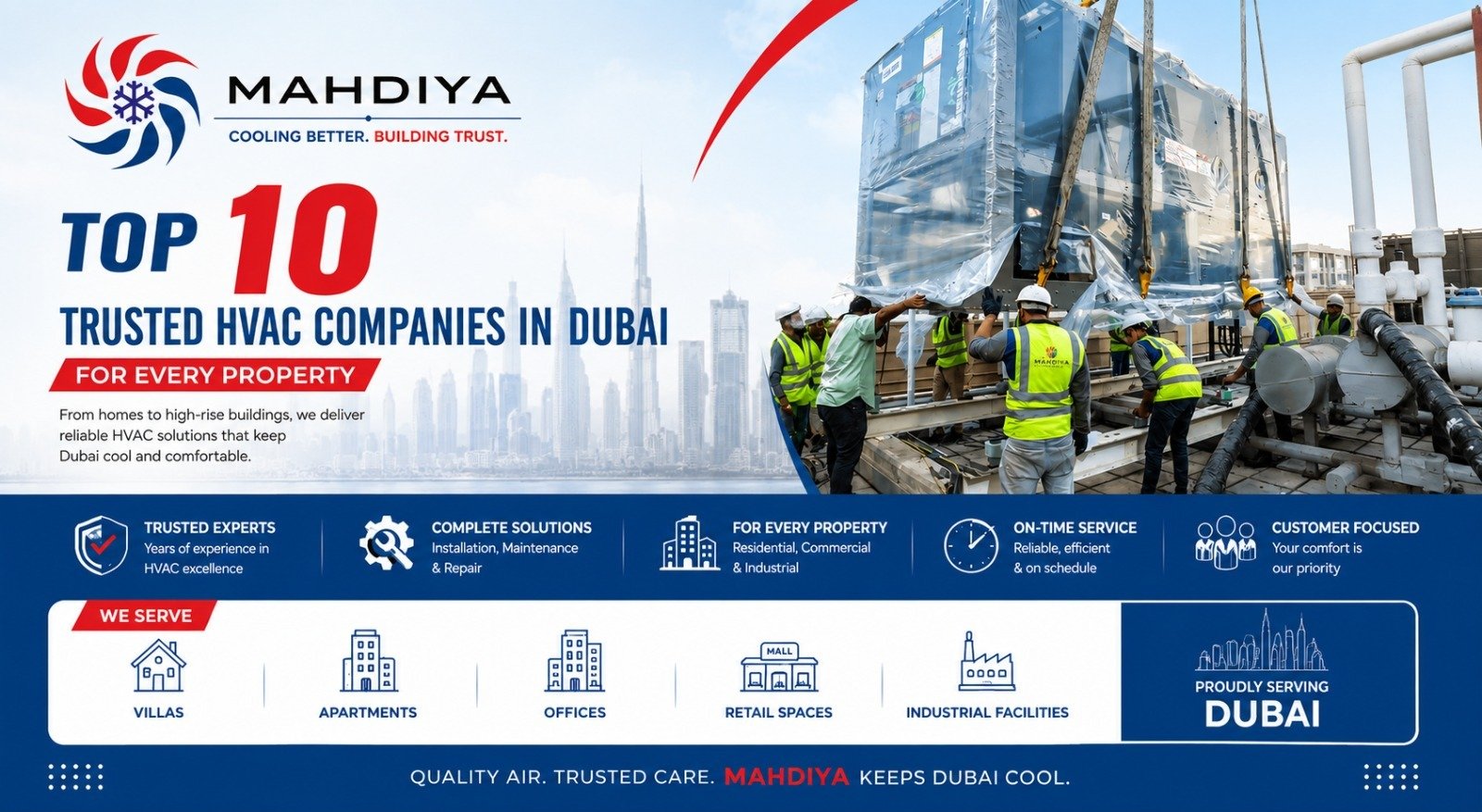Top 10 Trusted HVAC Companies in Dubai for Every Property